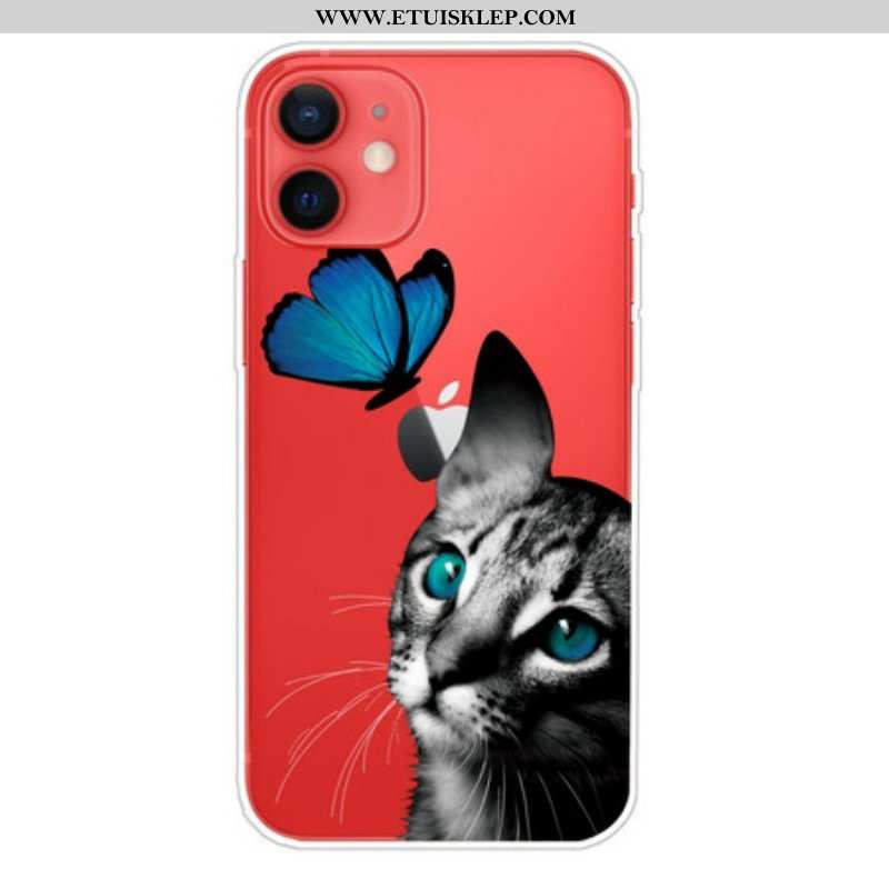 Etui do iPhone 13 Mini Kot I Motyl